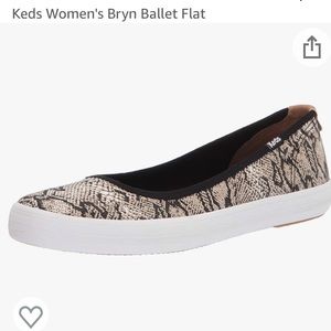 Keds Women's Bryn Snake Print Ballet Flat 6.5
